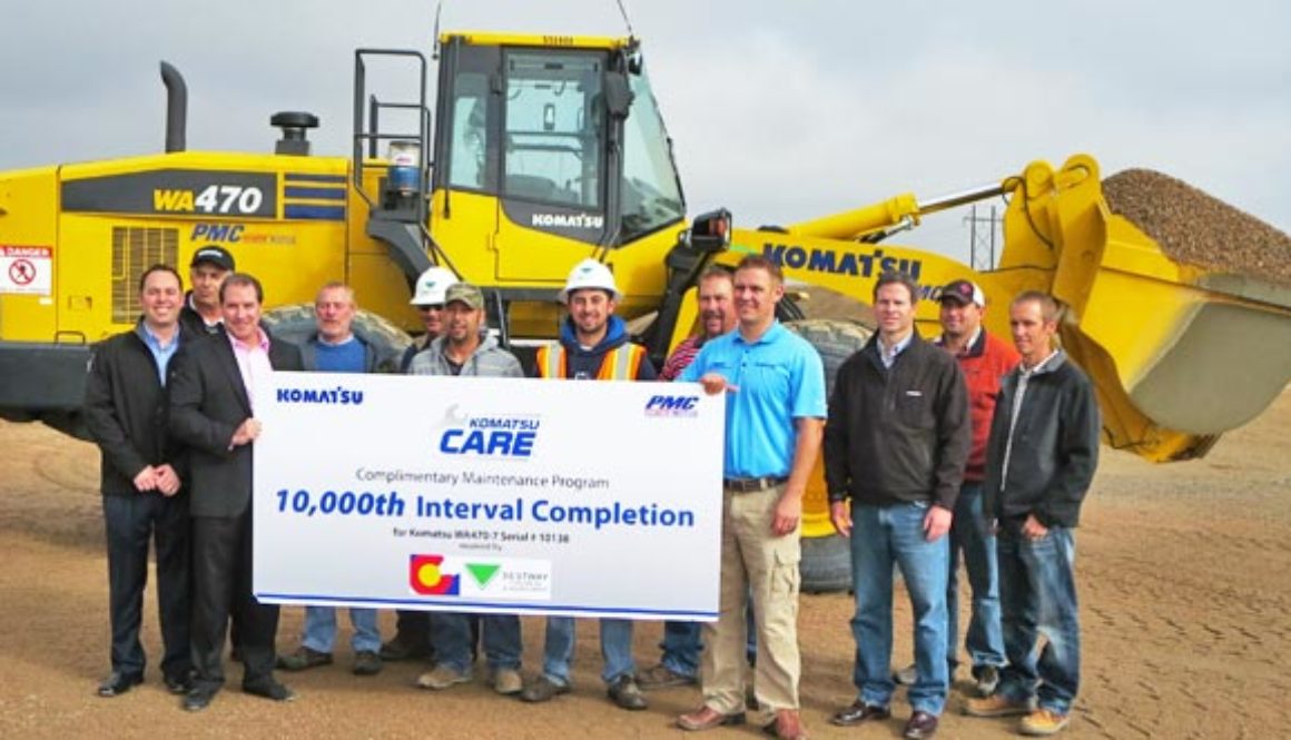 Komatsu America’s Complimentary Maintenance Program Komatsu CARE Celebrates Milestone. Copyright Komatsu