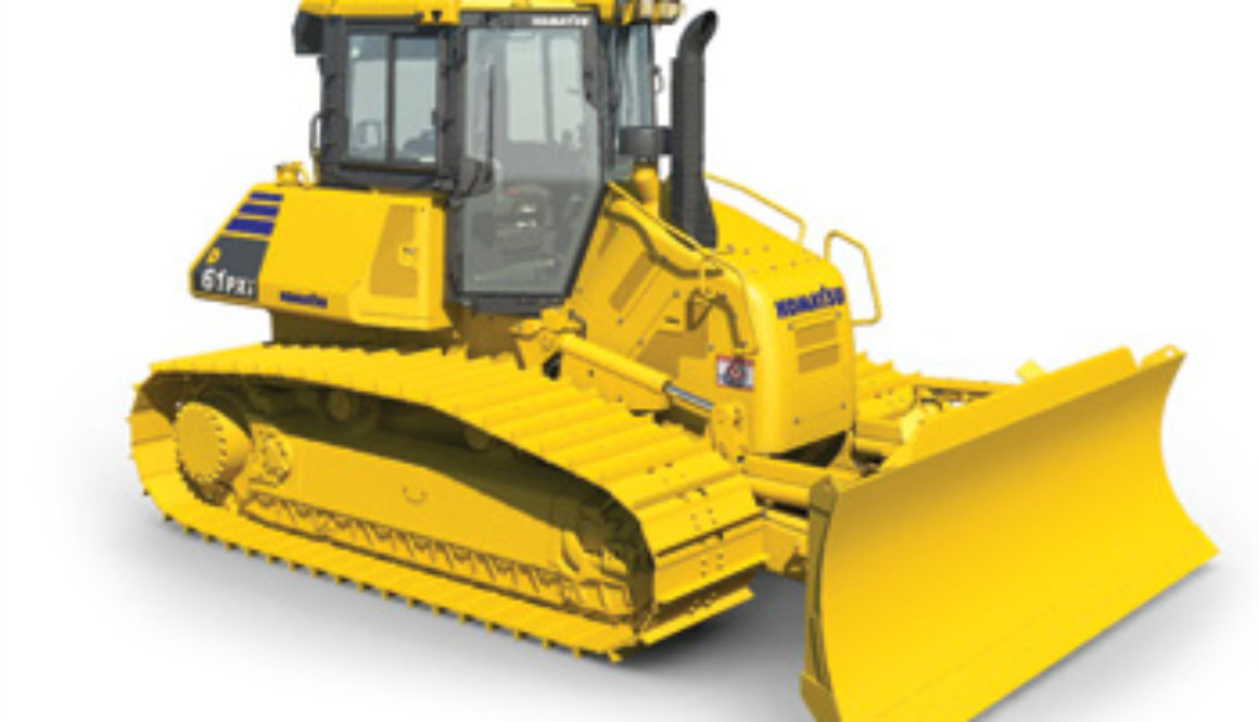 New D61i-23 equipped with first fully automatic blade control. Copyright Komatsu